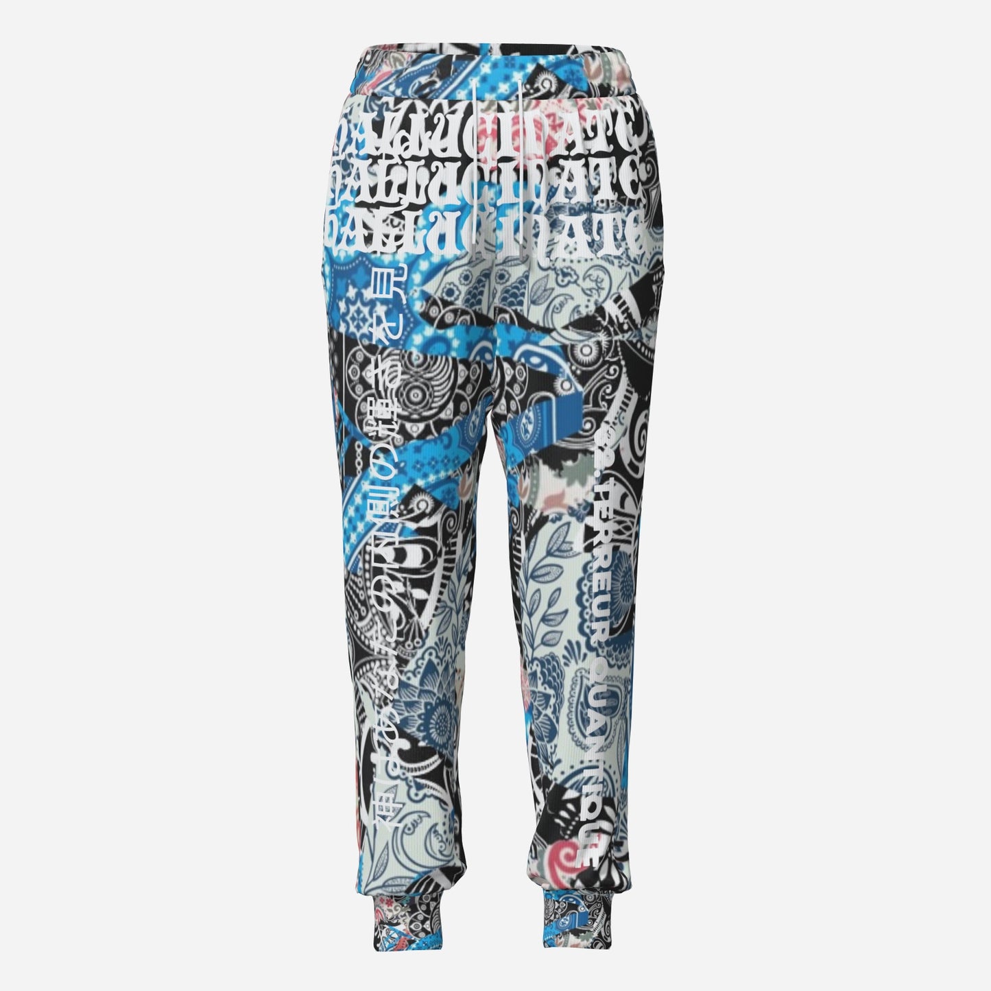 QUANTUM TERROR! Bandana Mosaic, Men's Premium Joggers