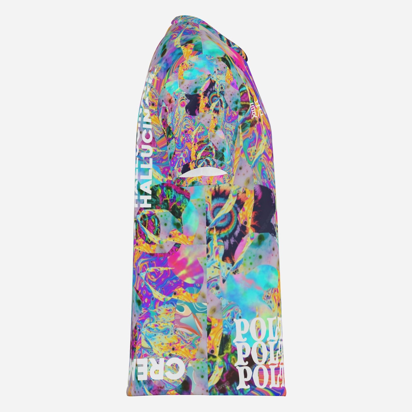 POLTERGEIST, FUTURISTIC TIE DYE, Textured Cotton Tee