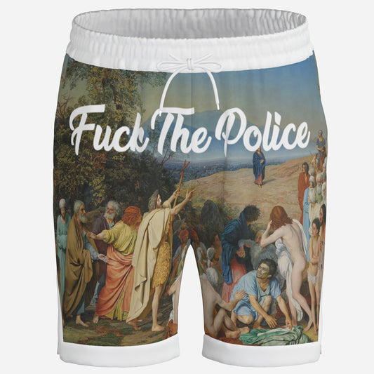 Messiah, Fuck The Police Loose-Fit Basketball Shorts