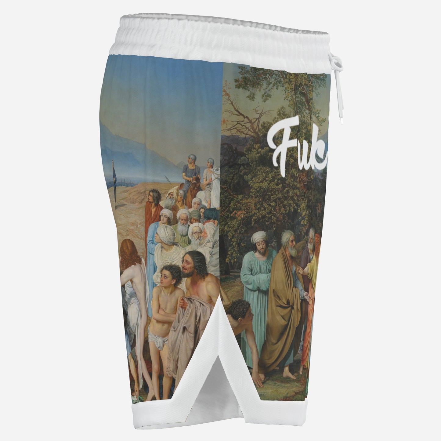Messiah, Fuck The Police Loose-Fit Basketball Shorts