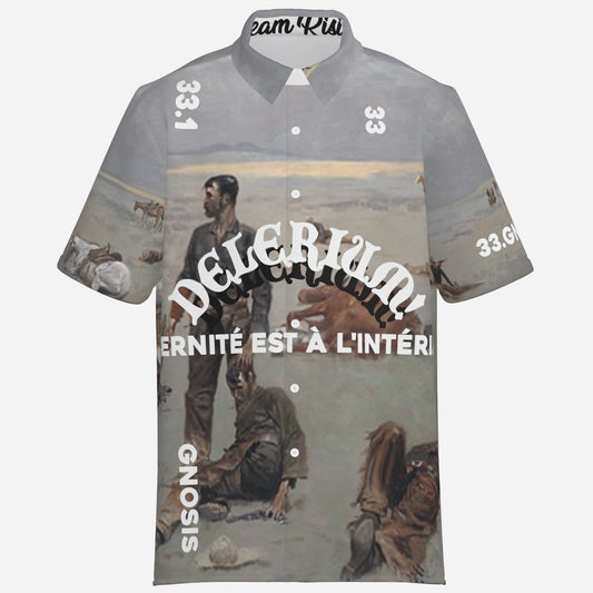 DELERIUM! Oxford Button-Down, Short-Sleeve