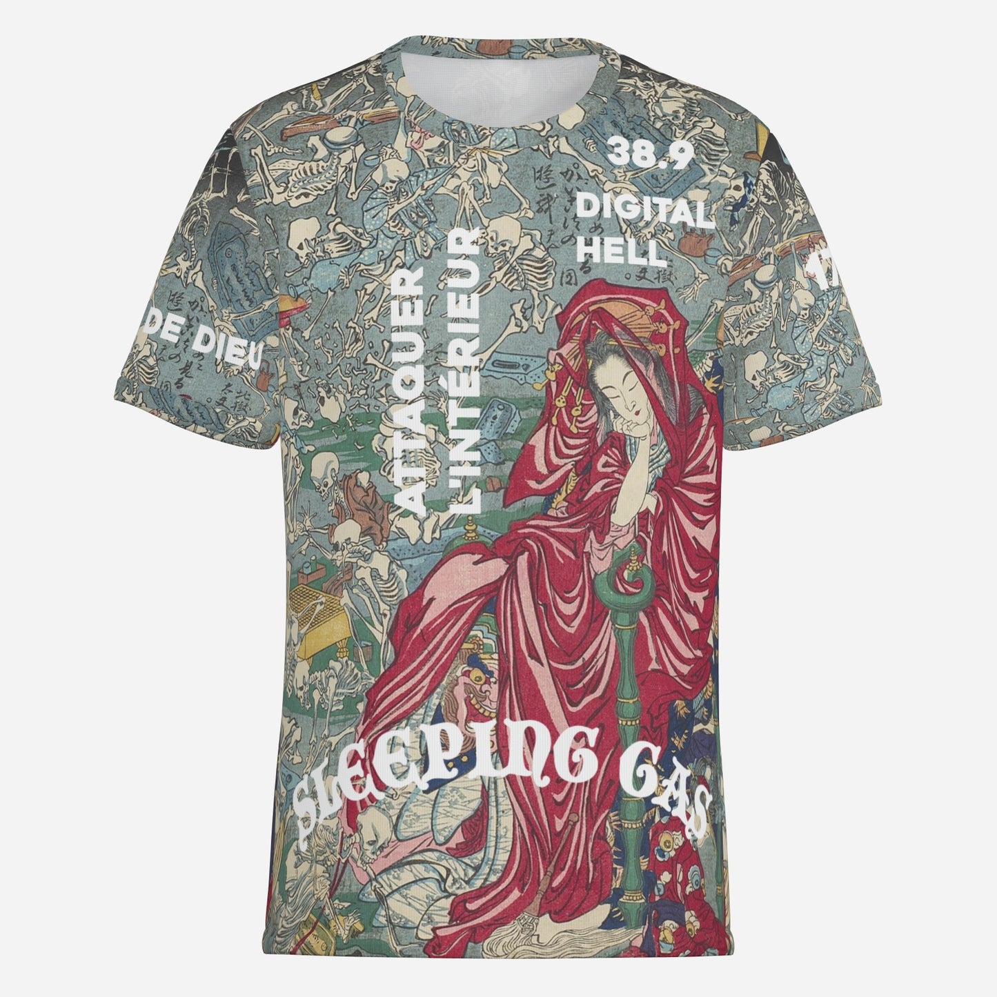 SLEEPING GAS, Attack The Interior, Textured Cotton Tee