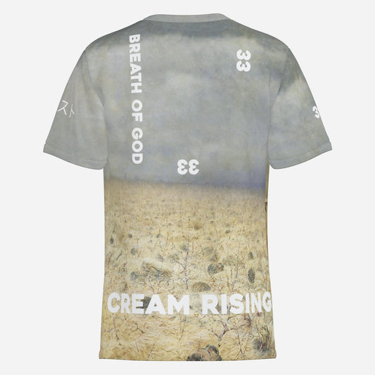 DEATH WAVES, Textured Cotton Tee