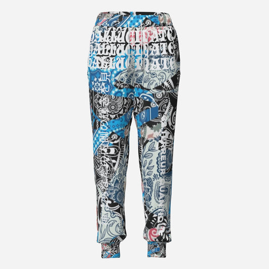 QUANTUM TERROR! Bandana Mosaic, Men's Premium Joggers
